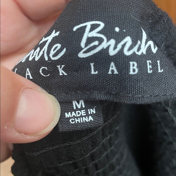 White Birch black label Full Size Halter Neck Wide Leg Jumpsuit Pockets medium - Picture 13 of 13